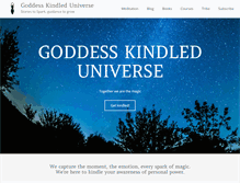 Tablet Screenshot of goddesskindled.com